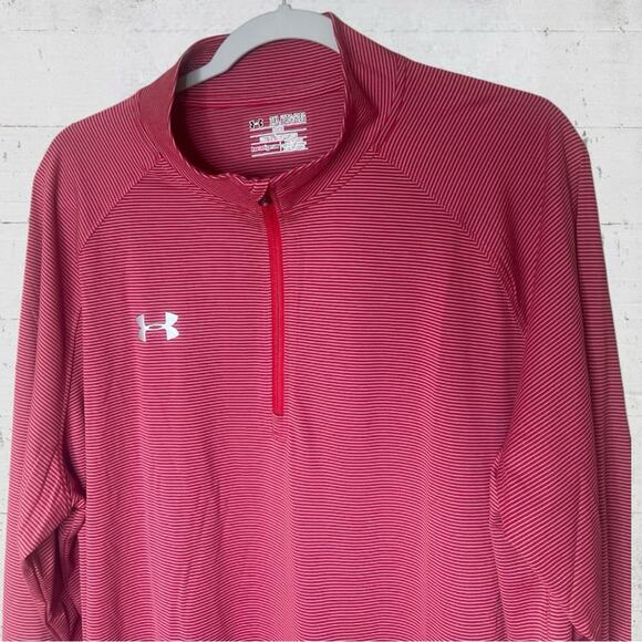 Under Armour Stripe Tech 1/4 Zip Top Size 2XL
Heatgear Performance Golf Outdoor - Picture 4 of 11